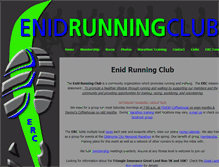 Tablet Screenshot of enidrunningclub.com